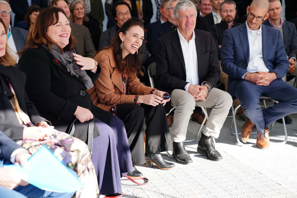 Jacinda Ardern at Cawthron Jacinda Ardern National Algae Research Centre