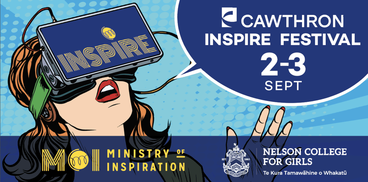 Cawthron Institute is now the proud sponsor of the INSPIRE festival in Nelson. 