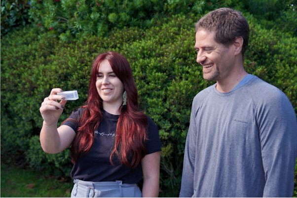 Cawthron scholarship student uses fish ear bones and lasers to explore trout migration