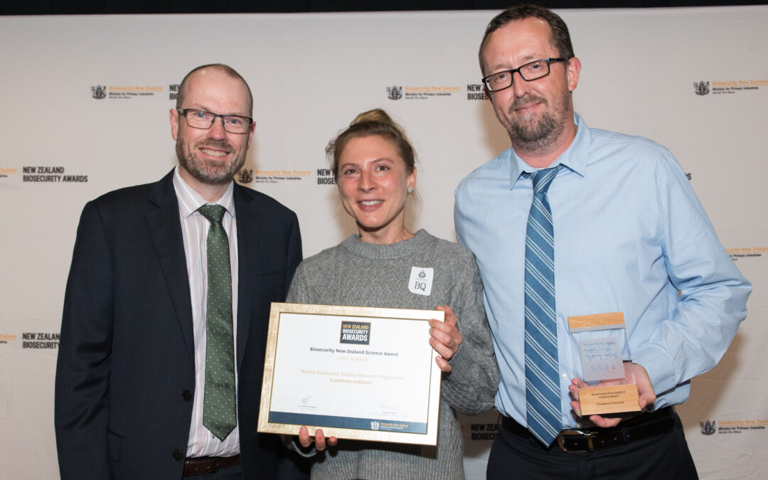 Marine Biosecurity Toolbox Programme wins national science award